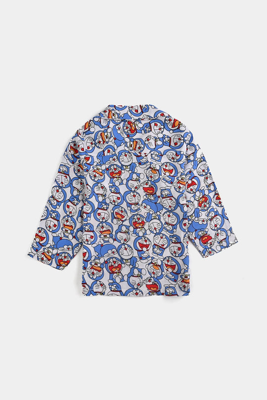 Infant Boys Viscose Night Suit - Multi