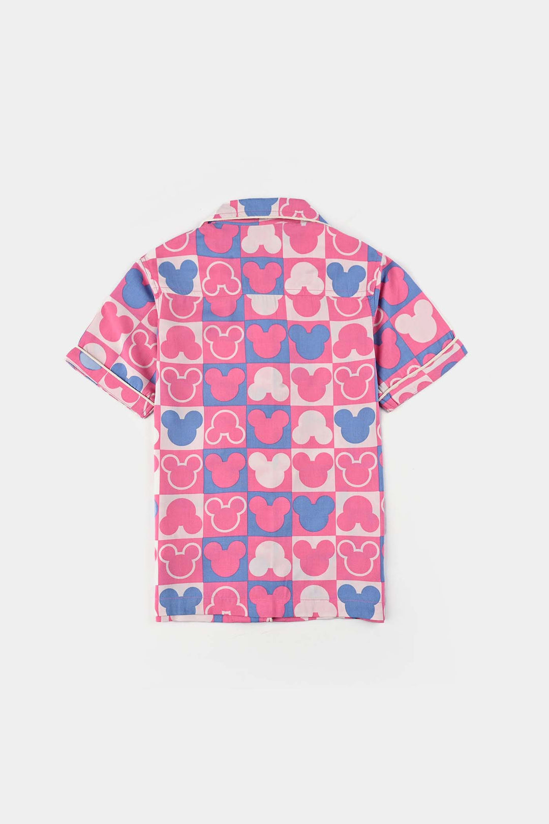 Girls Viscose Woven Night Suit- Multi