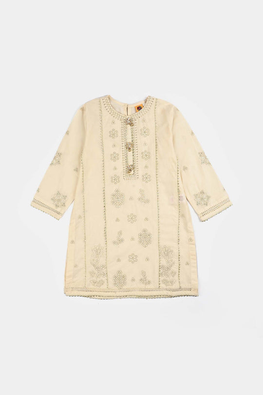 Girls Cotton Poplin 3Pcs Reet-OFF-White