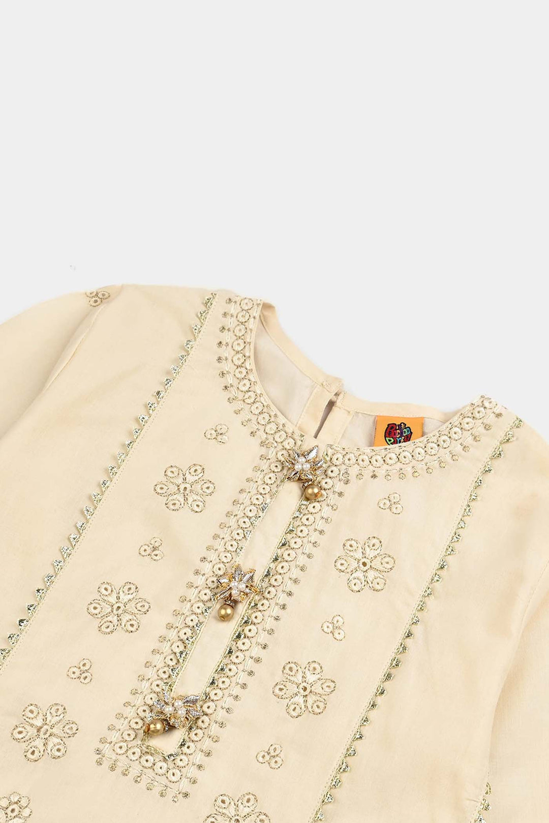 Girls Cotton Poplin 3Pcs Reet-OFF-White