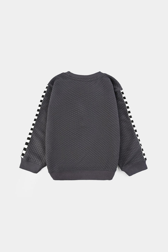 Boys Quilted 2 Piece HOT WHEELS-GREY