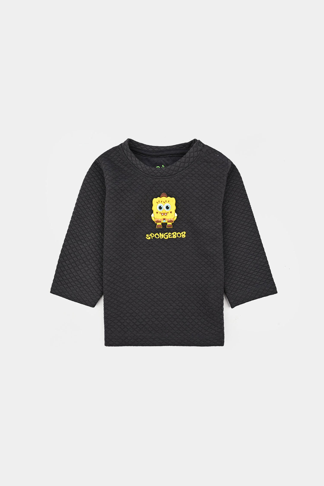 Infant Boys Quilted Suit Character-GREY