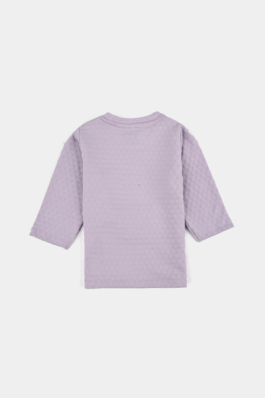 Infant Girls Jacquard Suit BUNNY-Purple