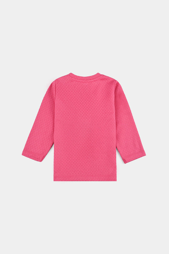 Infant Girls Jacquard Suit FUNKY ME-Pink