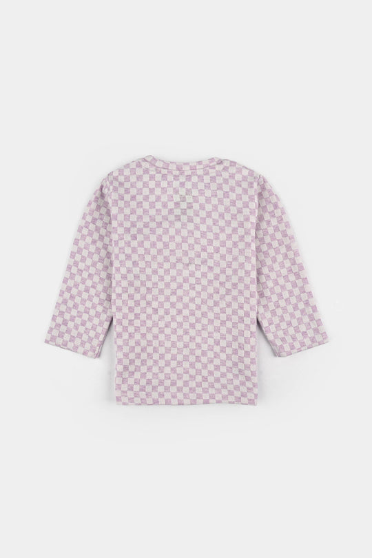 Infant Girls Jacquard Suit MAGIC-Purple