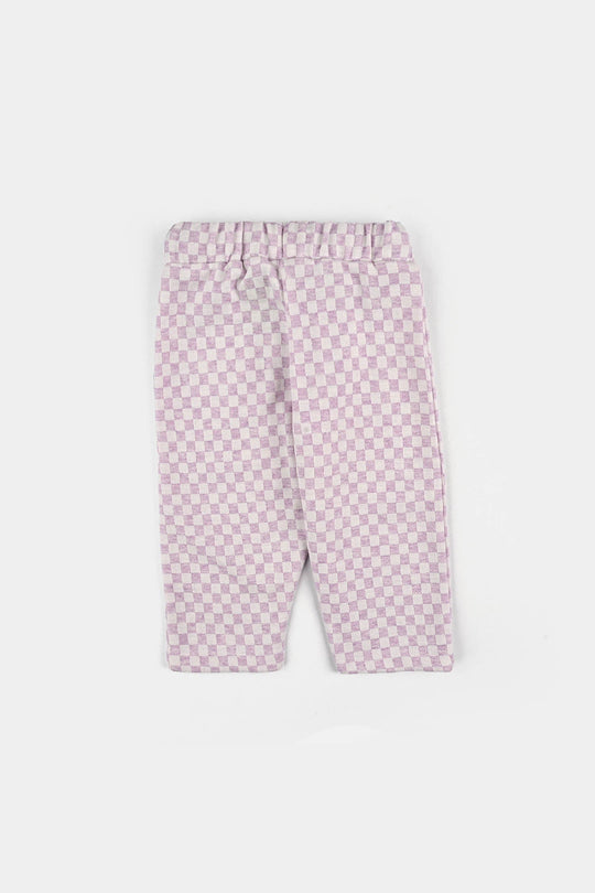 Infant Girls Jacquard Suit MAGIC-Purple