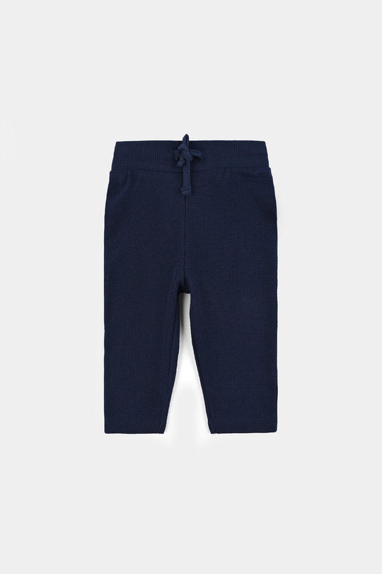 Infant Boys Thermal Suit-Navy Blue