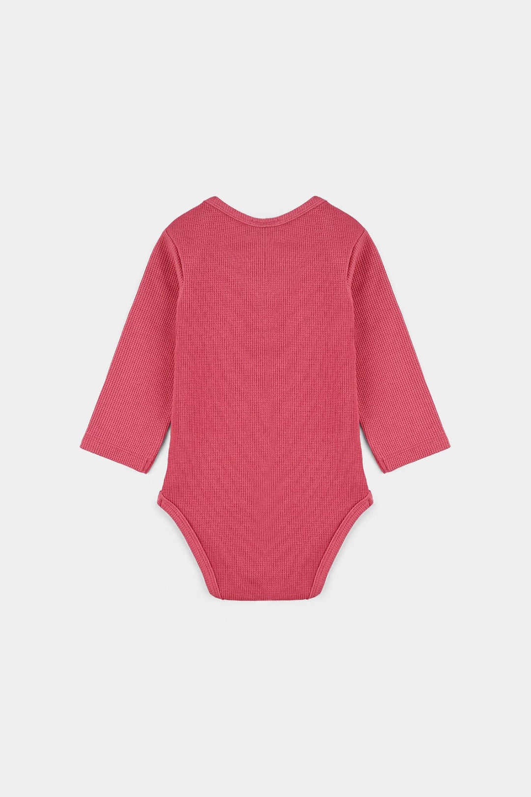 Infant Girls Thermal F/S Romper SLATE ROSE