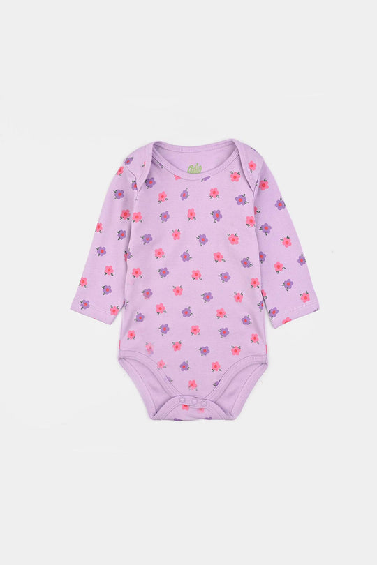 Infant Girls Cotton Interlock F/S Romper FLORA