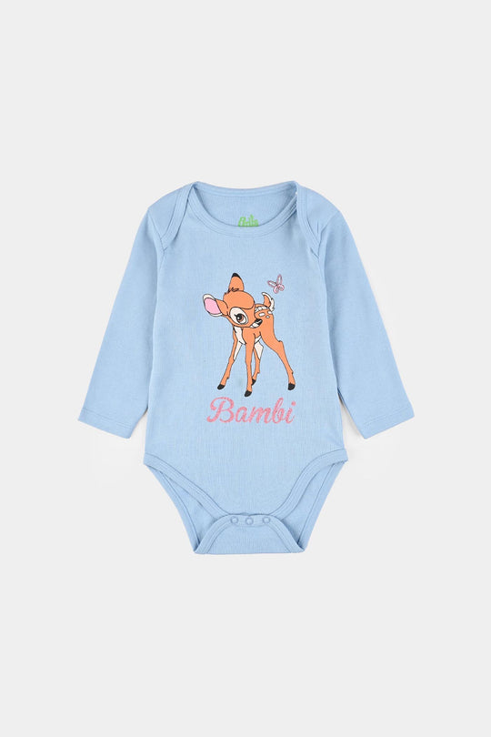 Infant Girls Cotton Interlock F/S Romper BAMBI