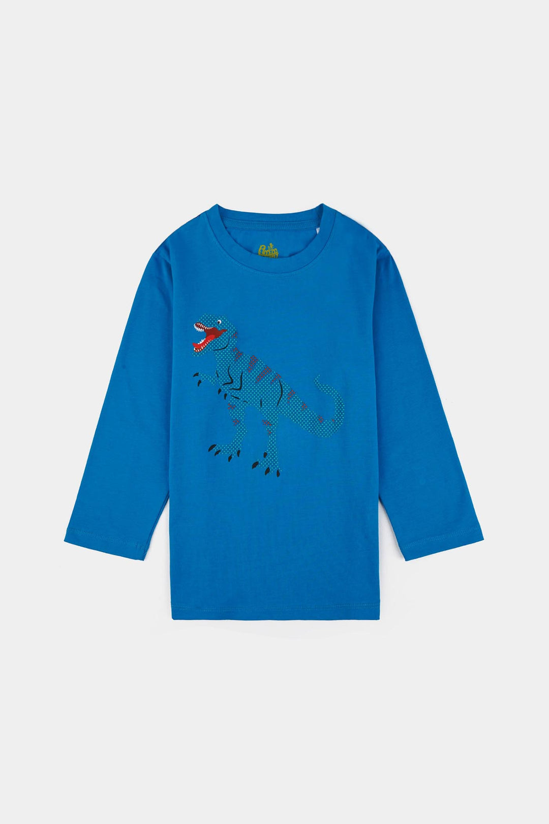Boys Jersey/Terry T-Shirt F/S DOTED DINO-C.Blue