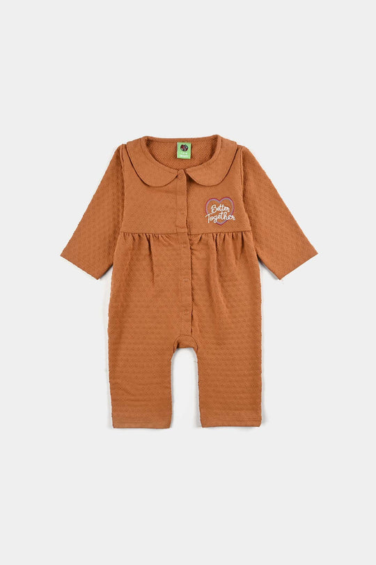 Infant Girls Jacquard Romper BLOSSOM STYLE