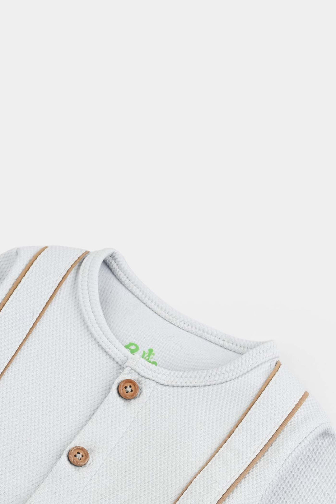 Infant Girls Jacquard Romper DEAR BEAR-BLUE