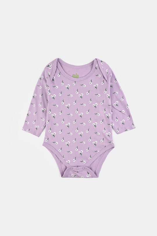 Infant Girls Cotton Jersey 3 Piece Set F/S FLORAL ERA