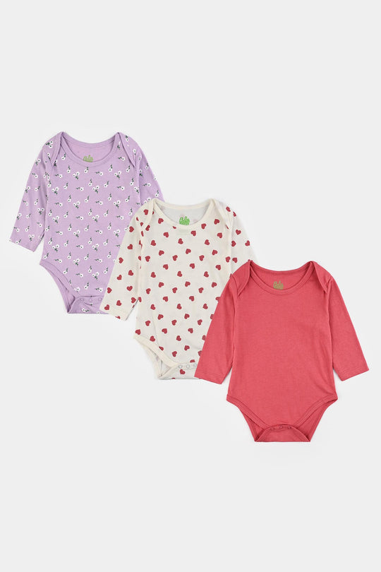 Infant Girls Cotton Jersey 3 Piece Set F/S FLORAL ERA