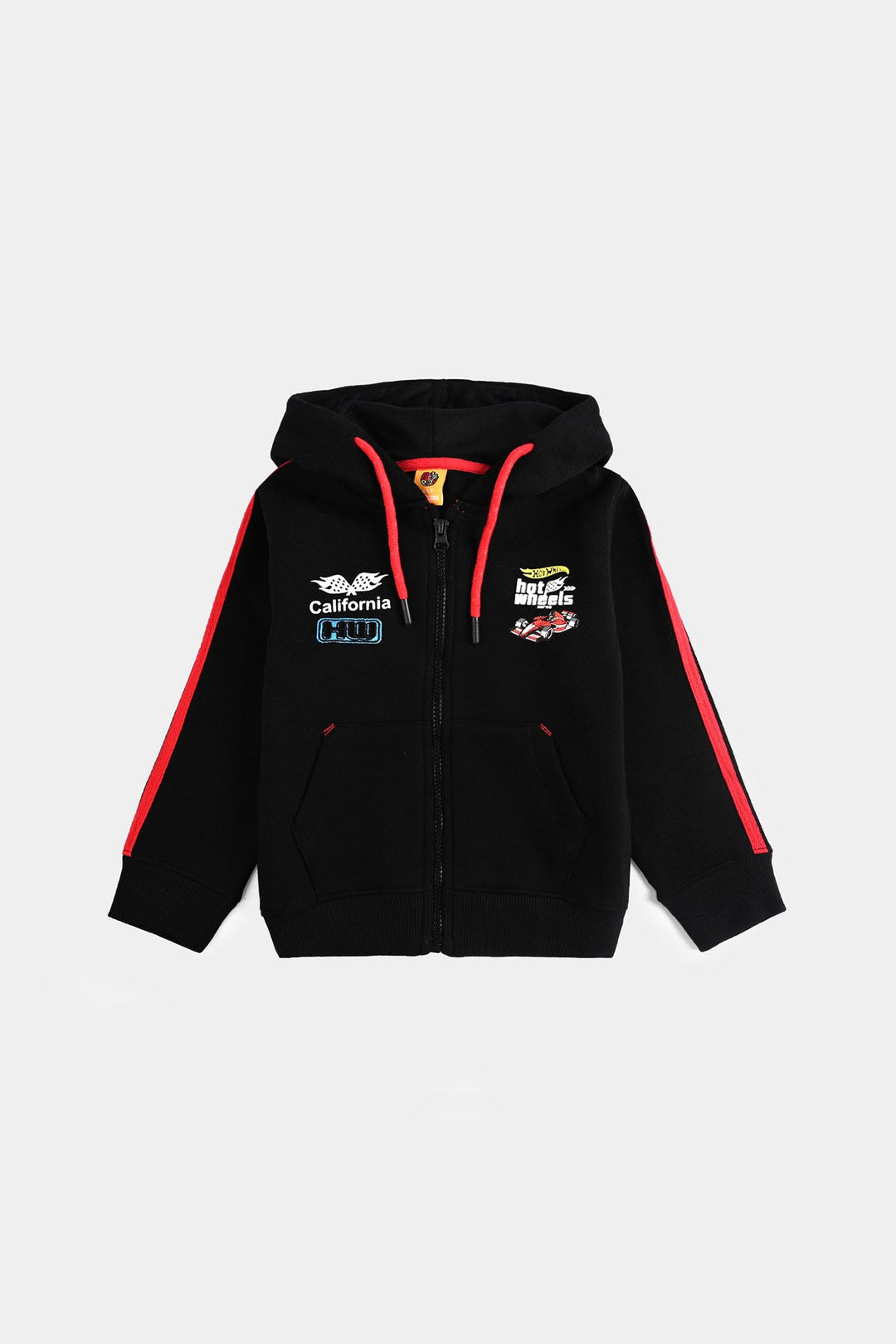 Boys Fleece Jacket (Hot Wheels) - Black