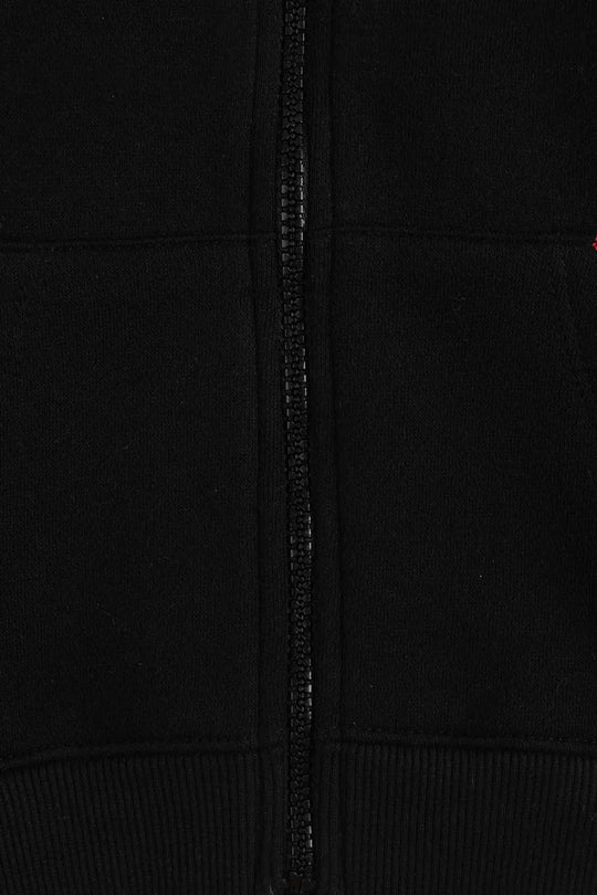Boys Fleece Jacket (Hot Wheels) - Black