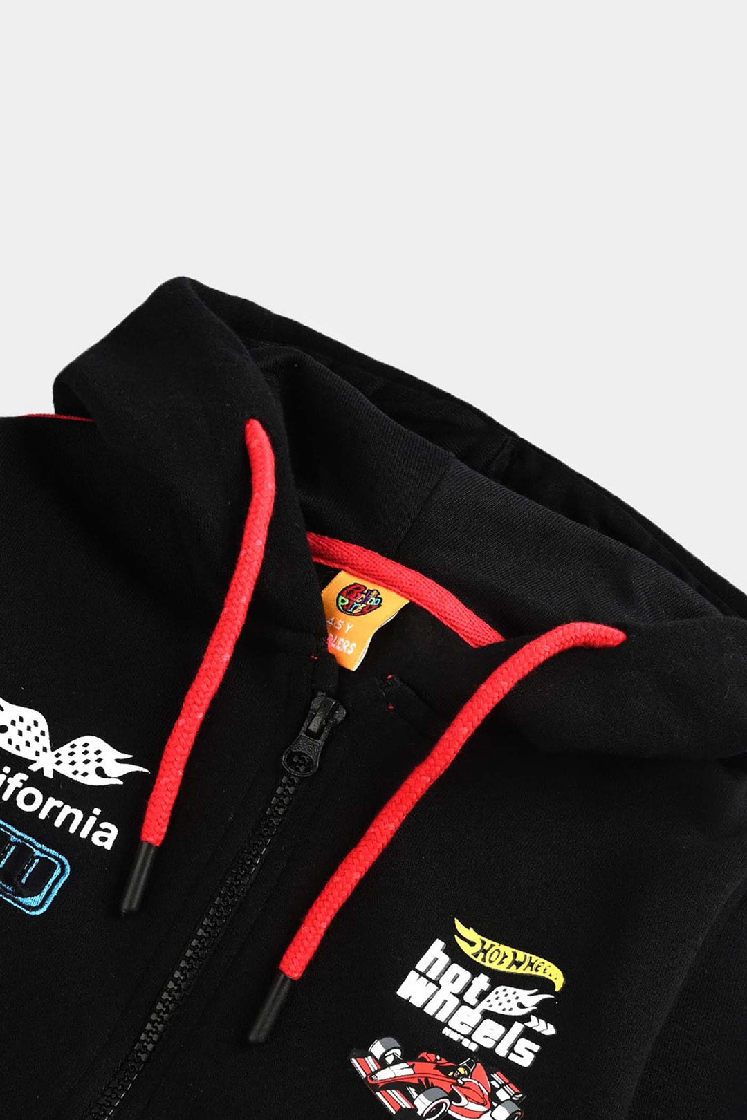 Boys Fleece Jacket (Hot Wheels) - Black