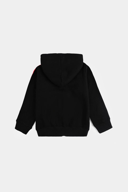 Boys Fleece Jacket (Hot Wheels) - Black