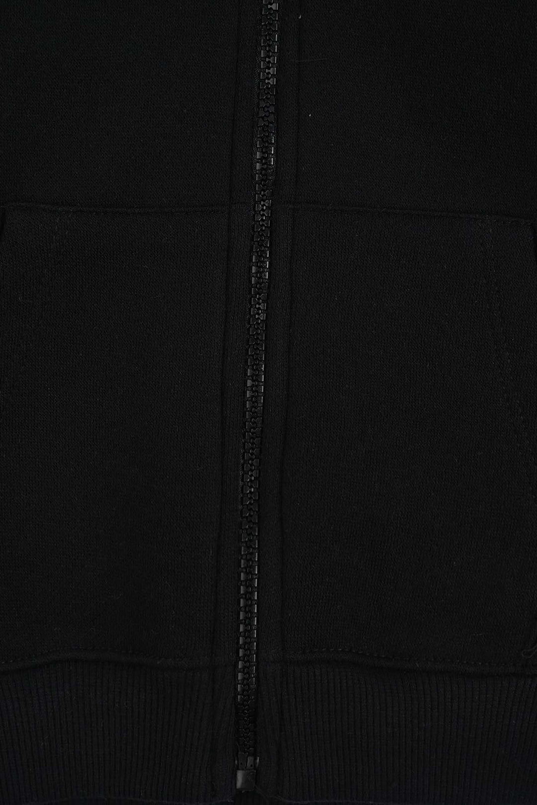 Girls Fleece Jacket Solid - Black