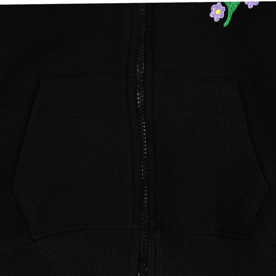 Girls Fleece Jacket LOVING-BLACK