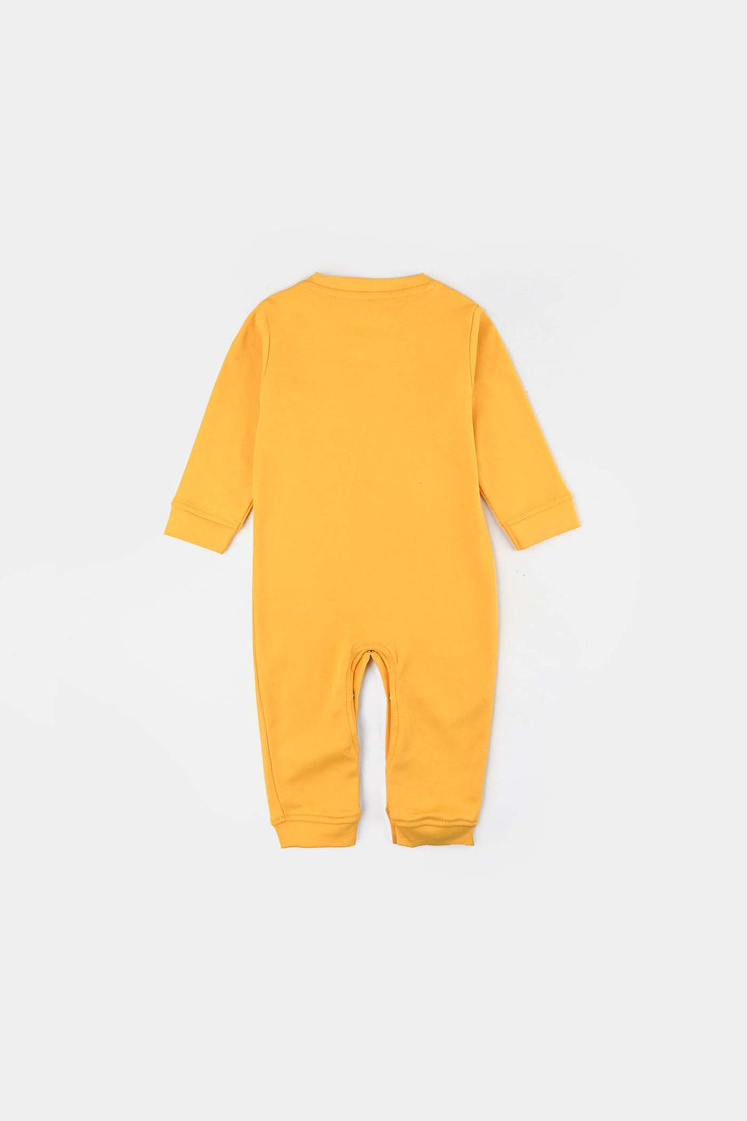 Infant Boys Cotton Interlock Romper-York Yellow