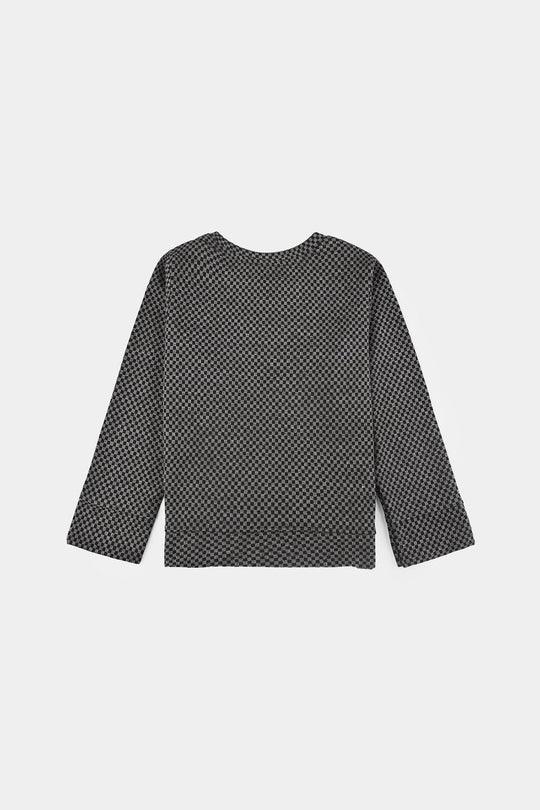 Boys Jacquard 2 Piece - GREY