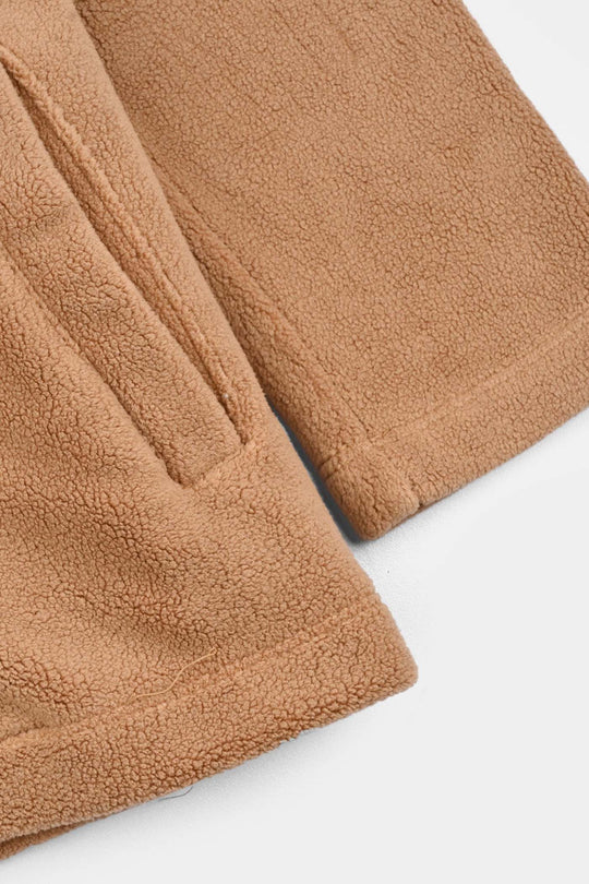 Boys Fleece Jacket BREAK THROUGH LIMITATION-BROWN