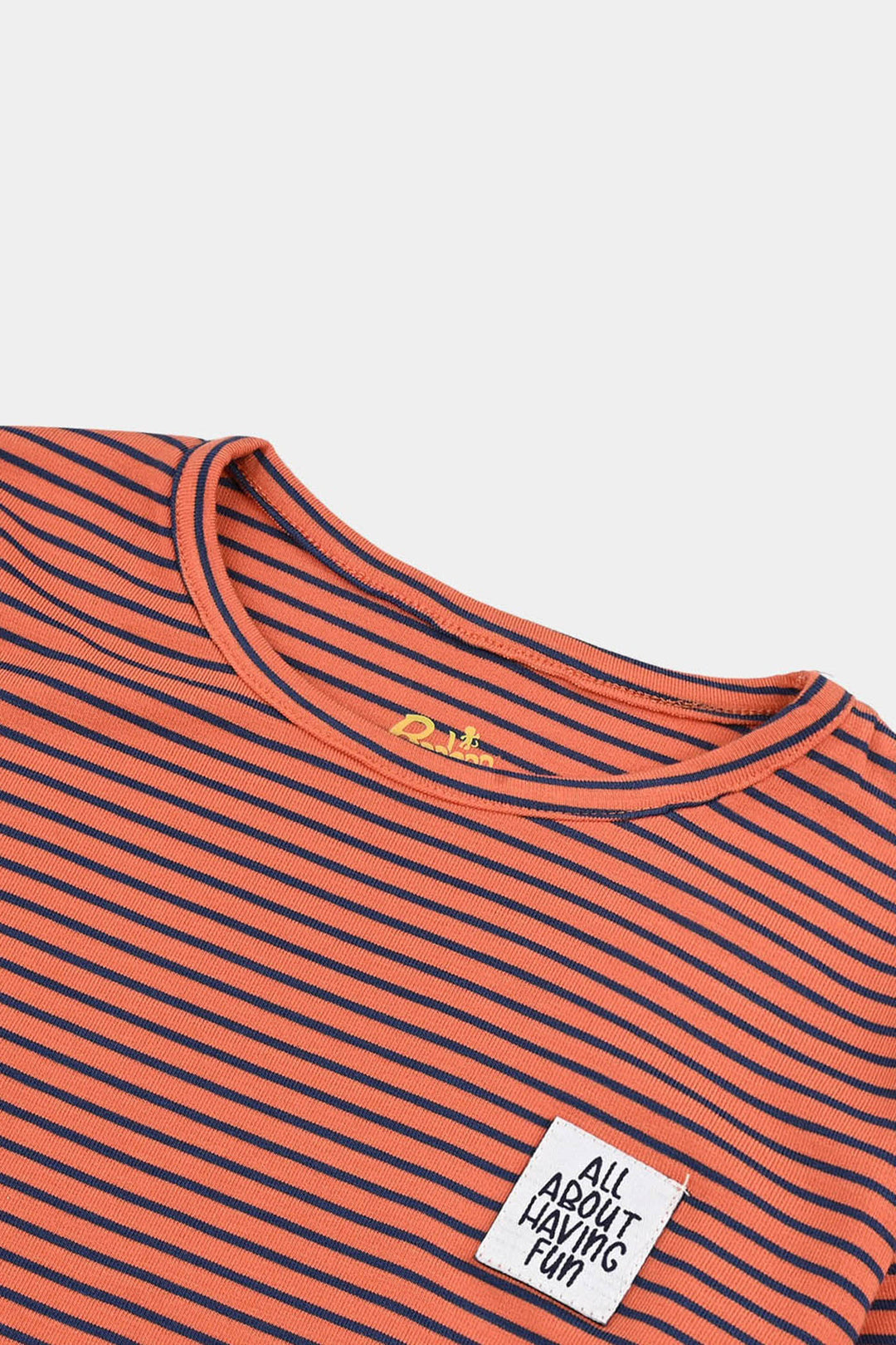 Boys Jersey/Terry T-Shirt H/S All About Having Fun - Rust