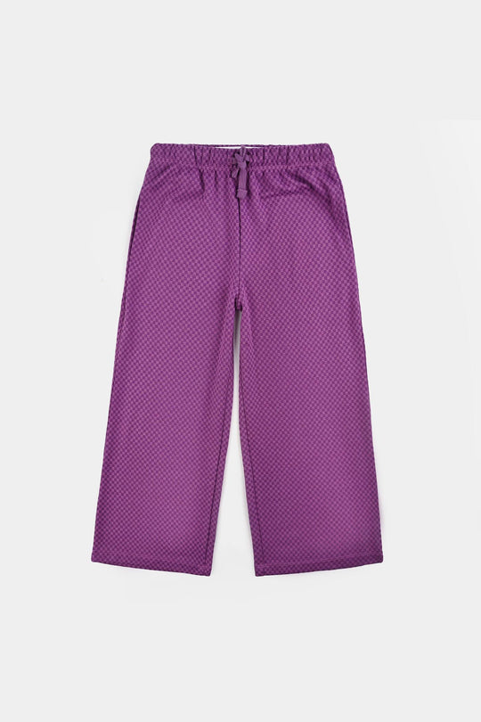 Girls Jacquard 2 Piece BETTER DAYS-Purple