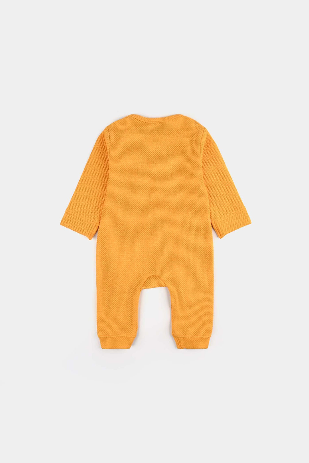 Infant Boys Jacquard Romper - Yellow