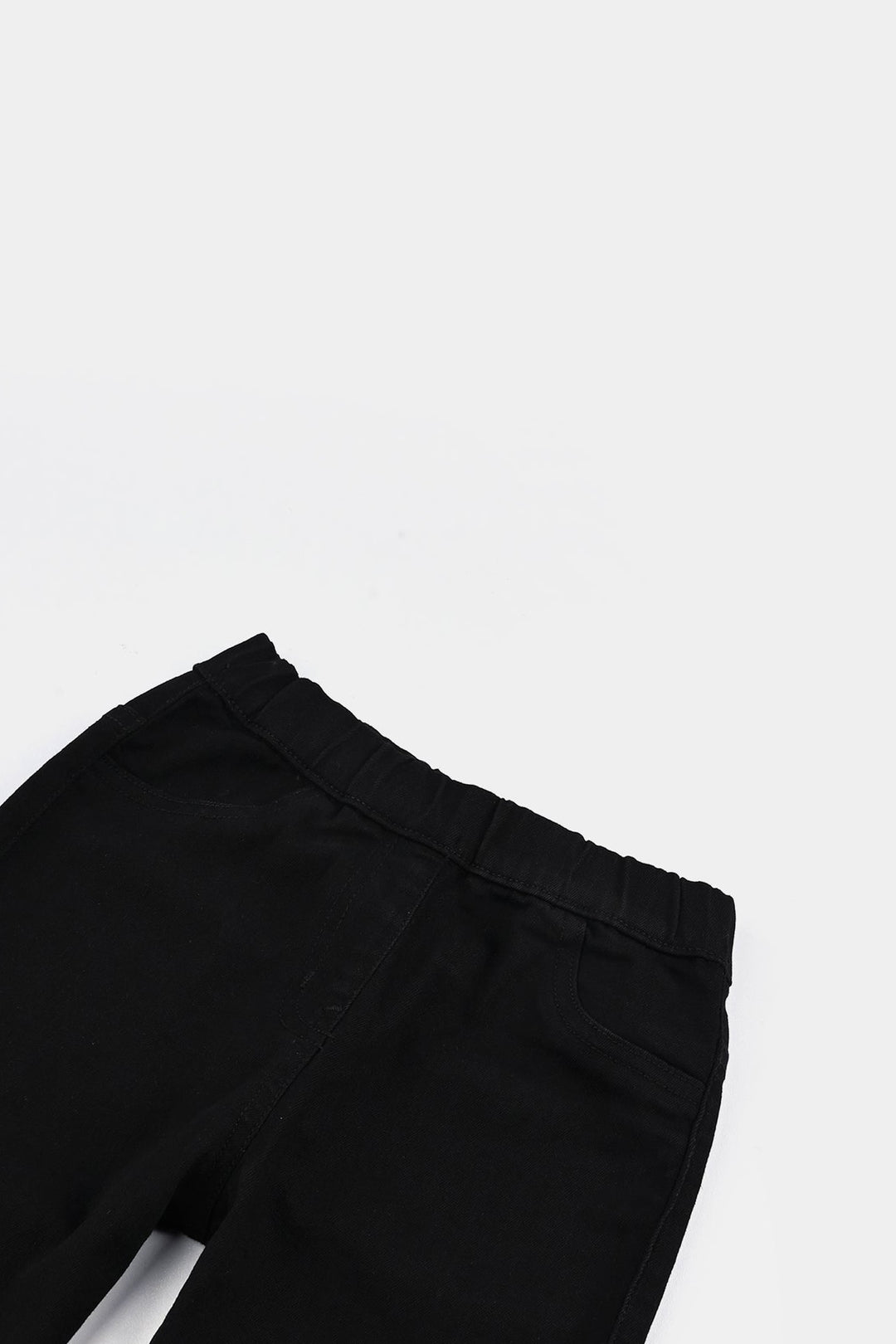 Girls Denim Stretch Jeggings Basic - BLACK