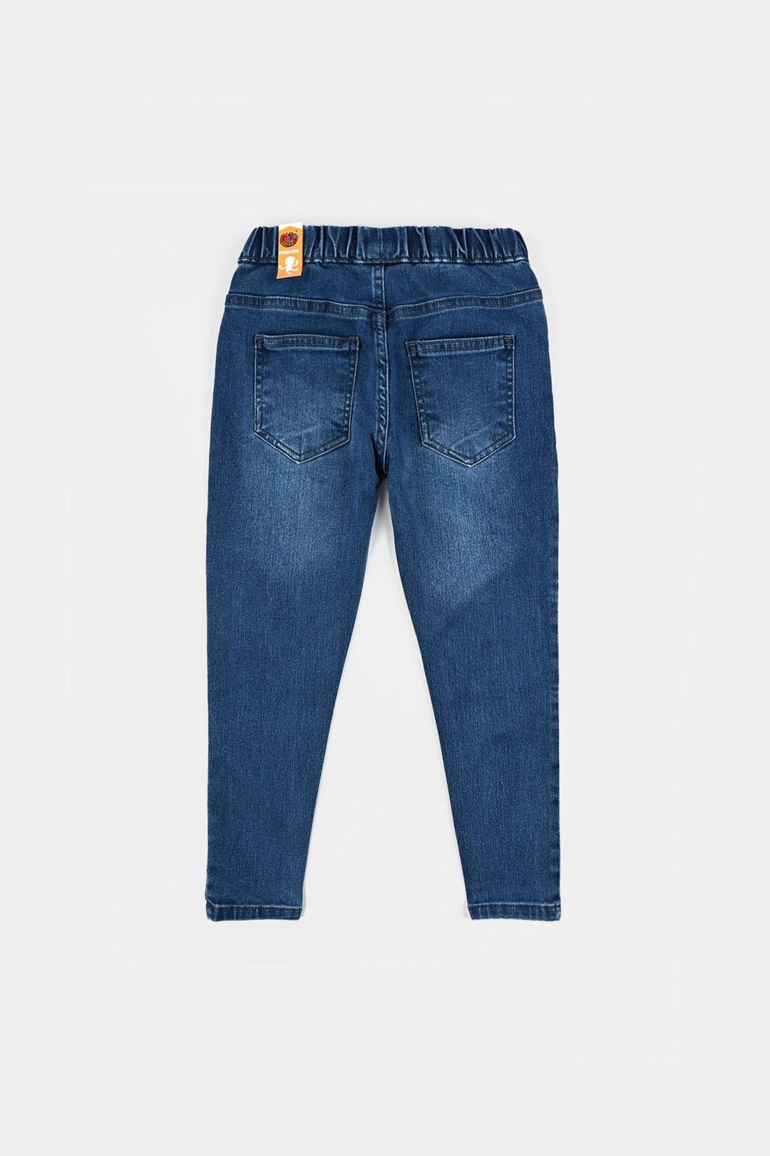 Girls Denim Stretch Jeggings Basic - Mid Blue