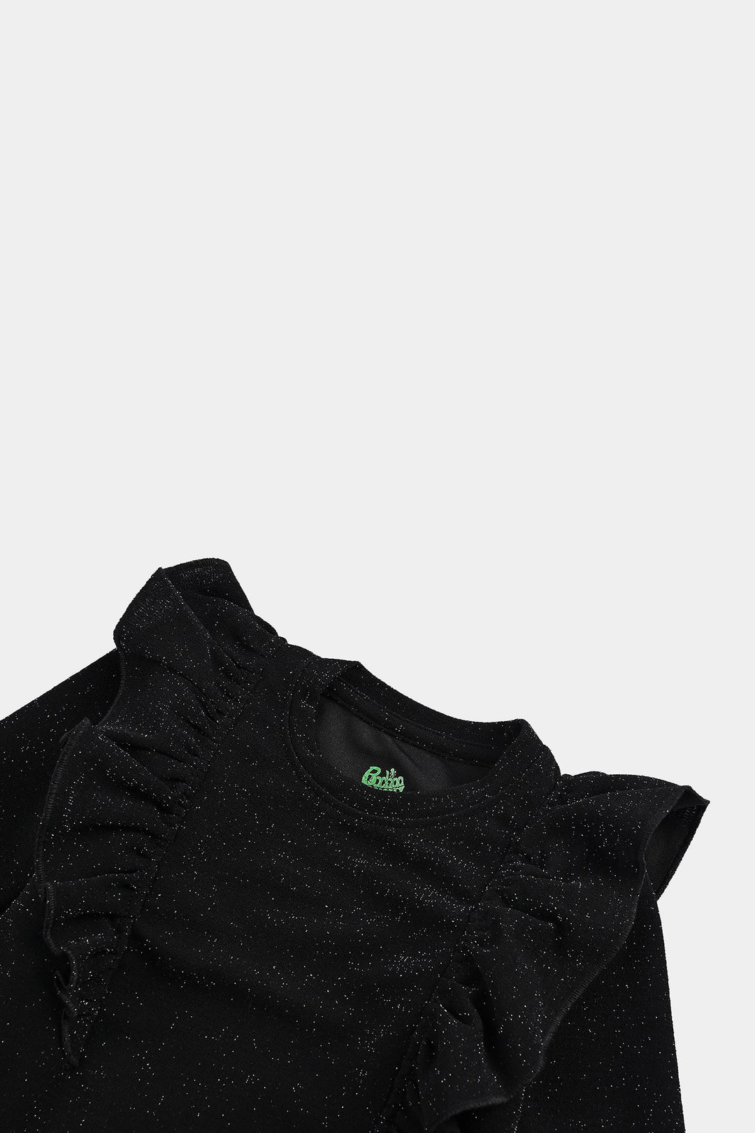 Infant Girls Microfiber Jersey T-Shirt F/S Black LUREX