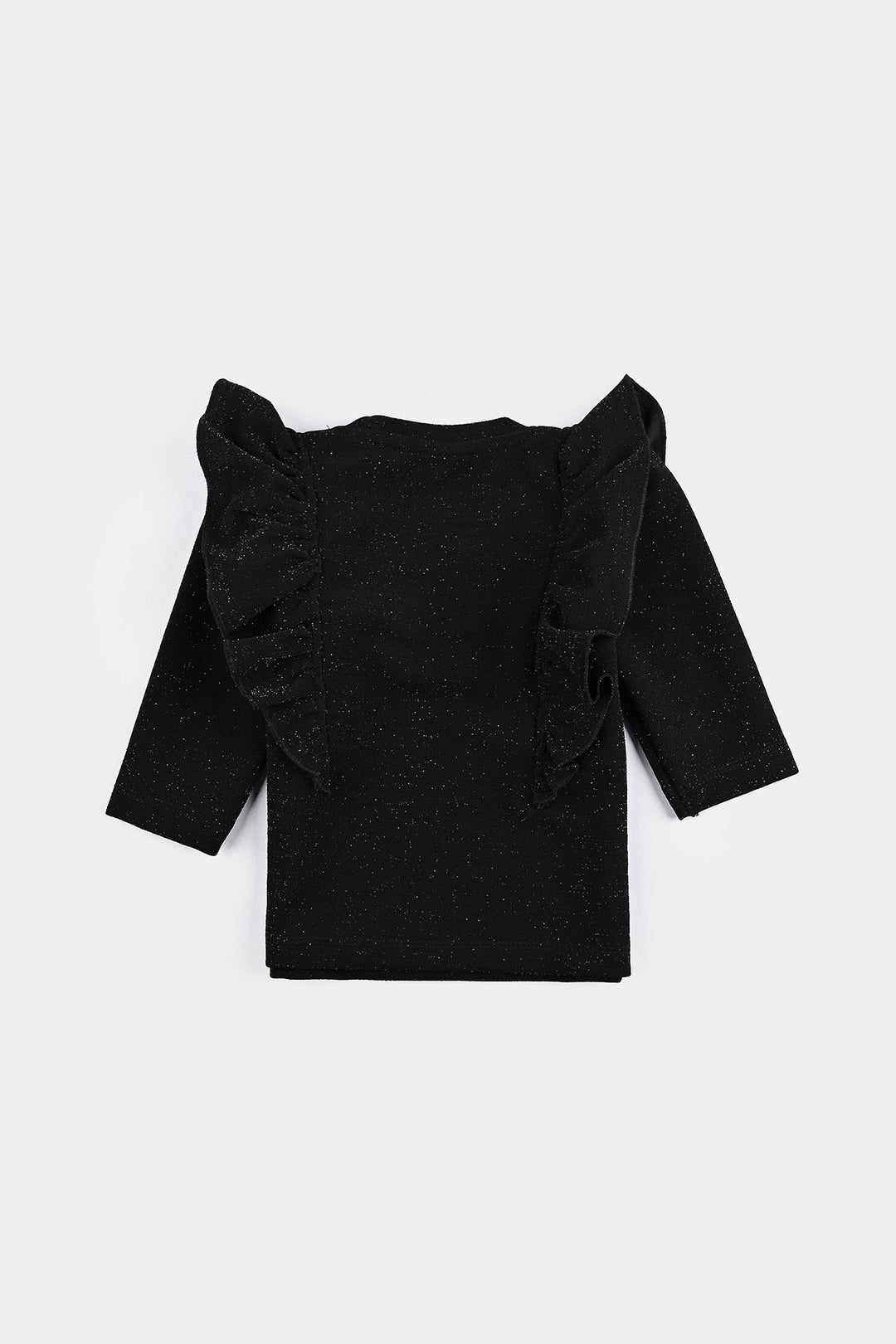 Infant Girls Microfiber Jersey T-Shirt F/S Black LUREX