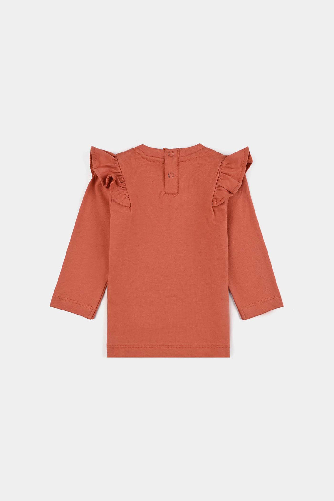 Infant Girls Jersey/Terry T-Shirt F/S BLOOM & LOVE-Orange
