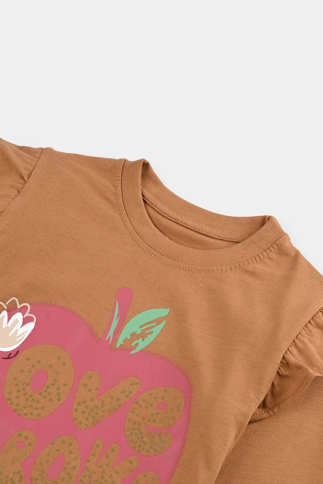 Girls Jersey/Terry T-Shirt F/S LOVE GROWS