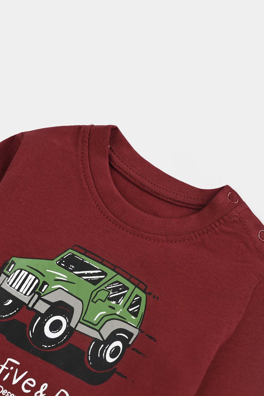Infant Boys Jersey/Terry T-Shirt (JEEP)