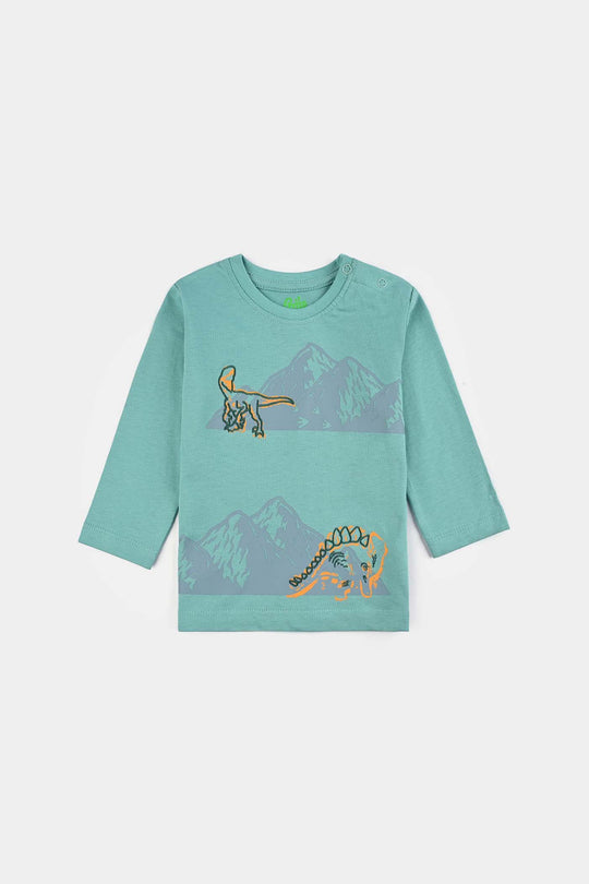 Infant Boys Jersey/Terry T-Shirt F/S DINO
