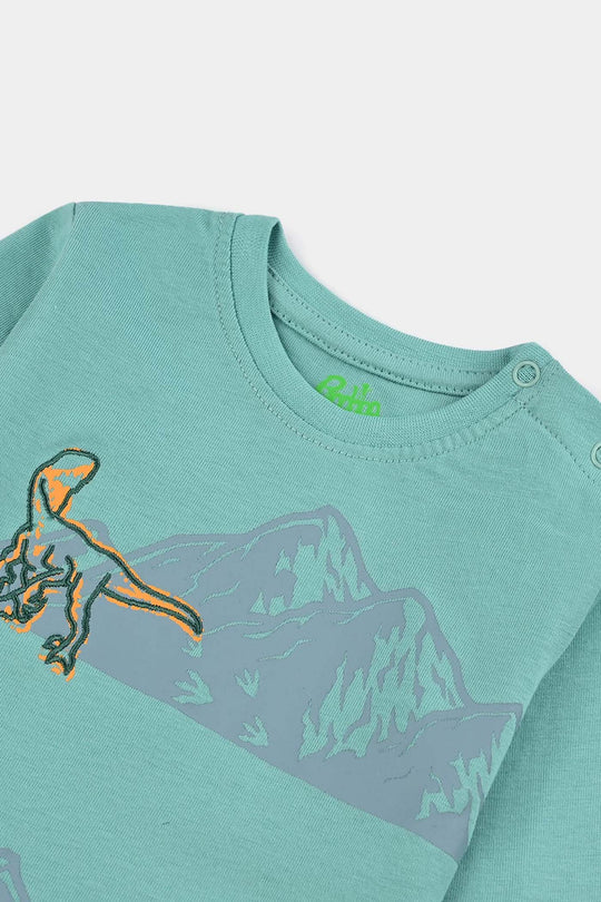 Infant Boys Jersey/Terry T-Shirt F/S DINO
