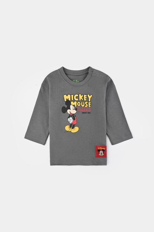 Infant Boys Jersey/Terry T-Shirt F/S Character-Lava Smoke