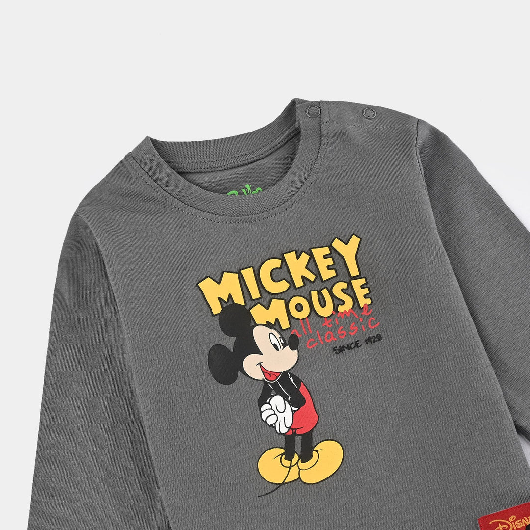 Infant Boys Jersey/Terry T-Shirt F/S Character-Lava Smoke