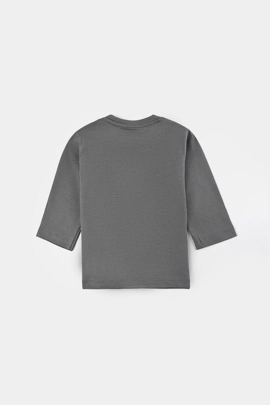 Infant Boys Jersey/Terry T-Shirt F/S Character-Lava Smoke