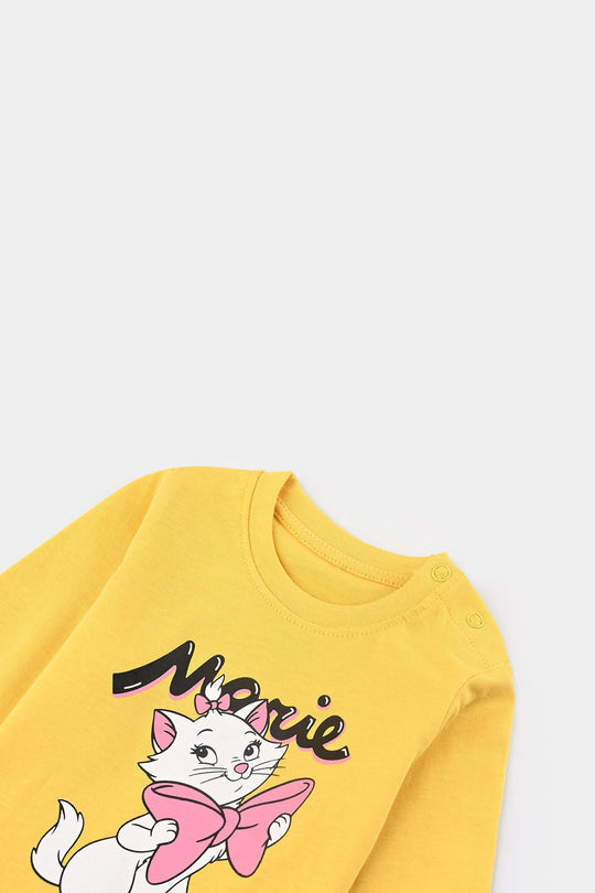 Infant Girls Jersey/Terry T-Shirt F/S MARIE-Yarrow