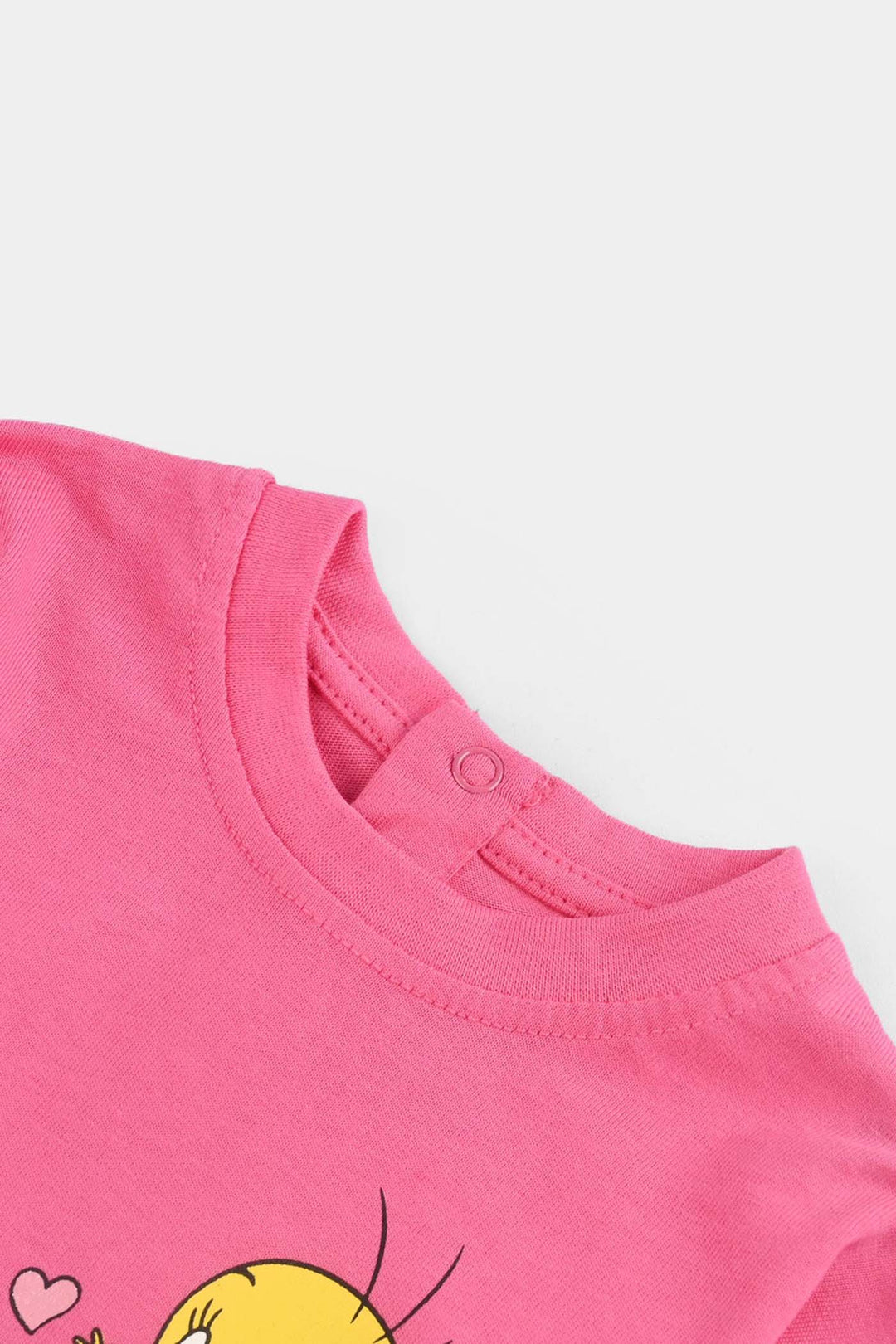 Infant Girls Jersey/Terry T-Shirt - Pink