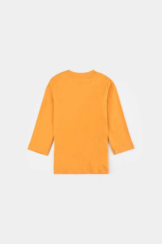 Infant Girls Jersey/Terry T-Shirt F/S BEST FRIENDS-Yellow