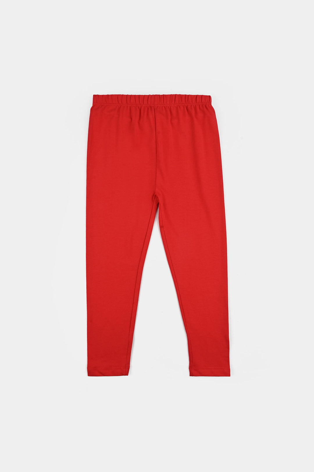 Girls Jersey/Terry Tights Red-Chines.Red