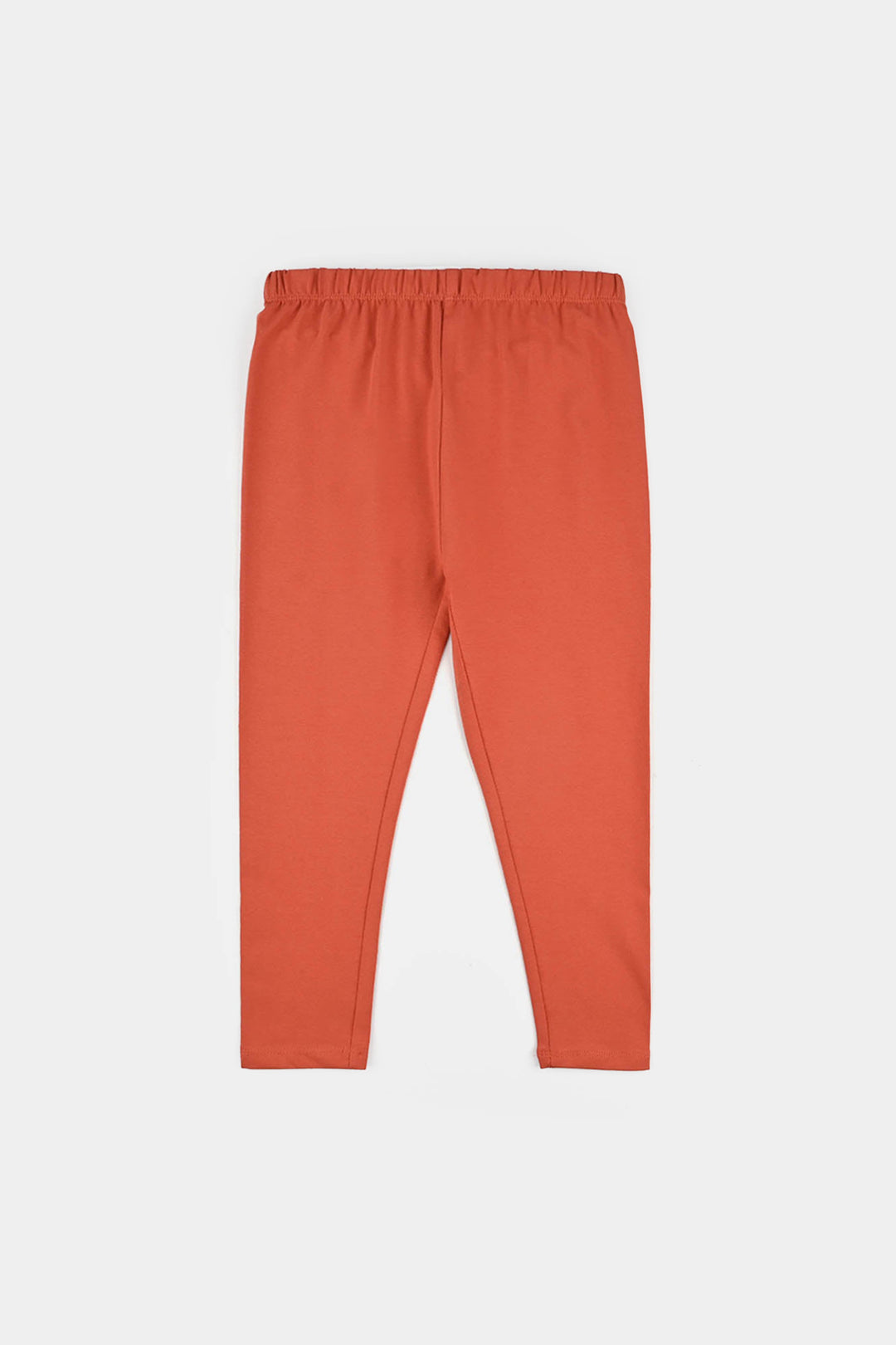 Girls Jersey/Terry Tights Orange-Burn Orange