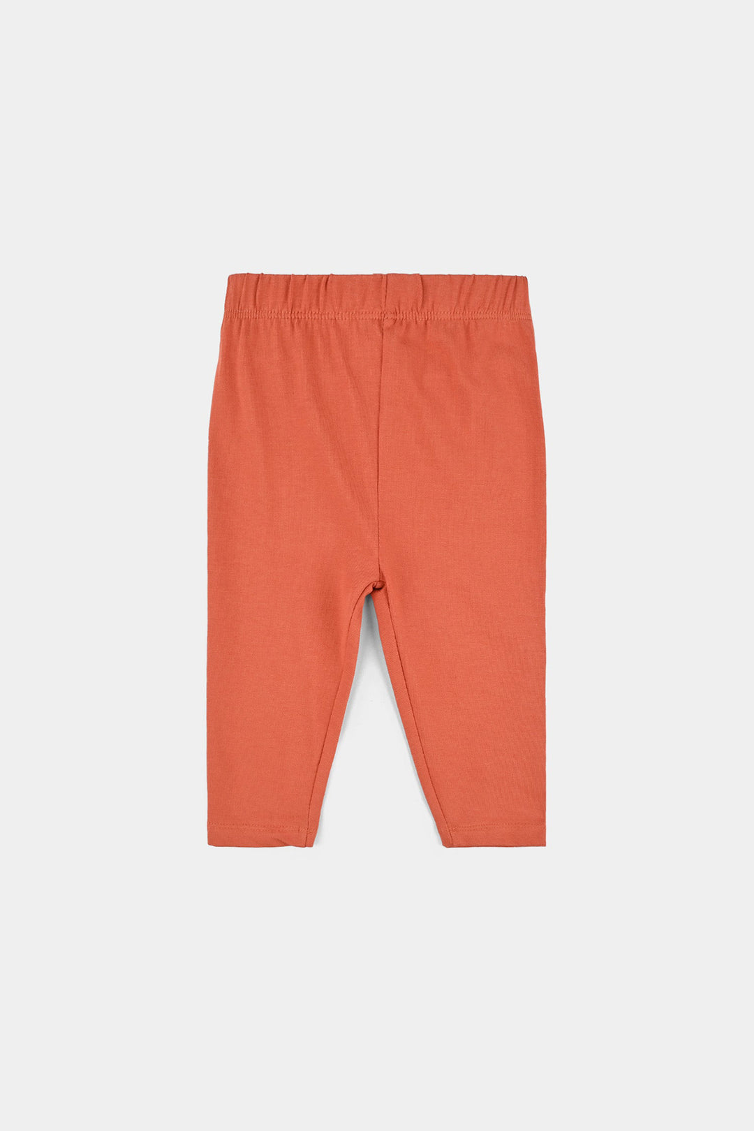 Infant Girls Jersey/Terry Tights Orange-Burn.Orange