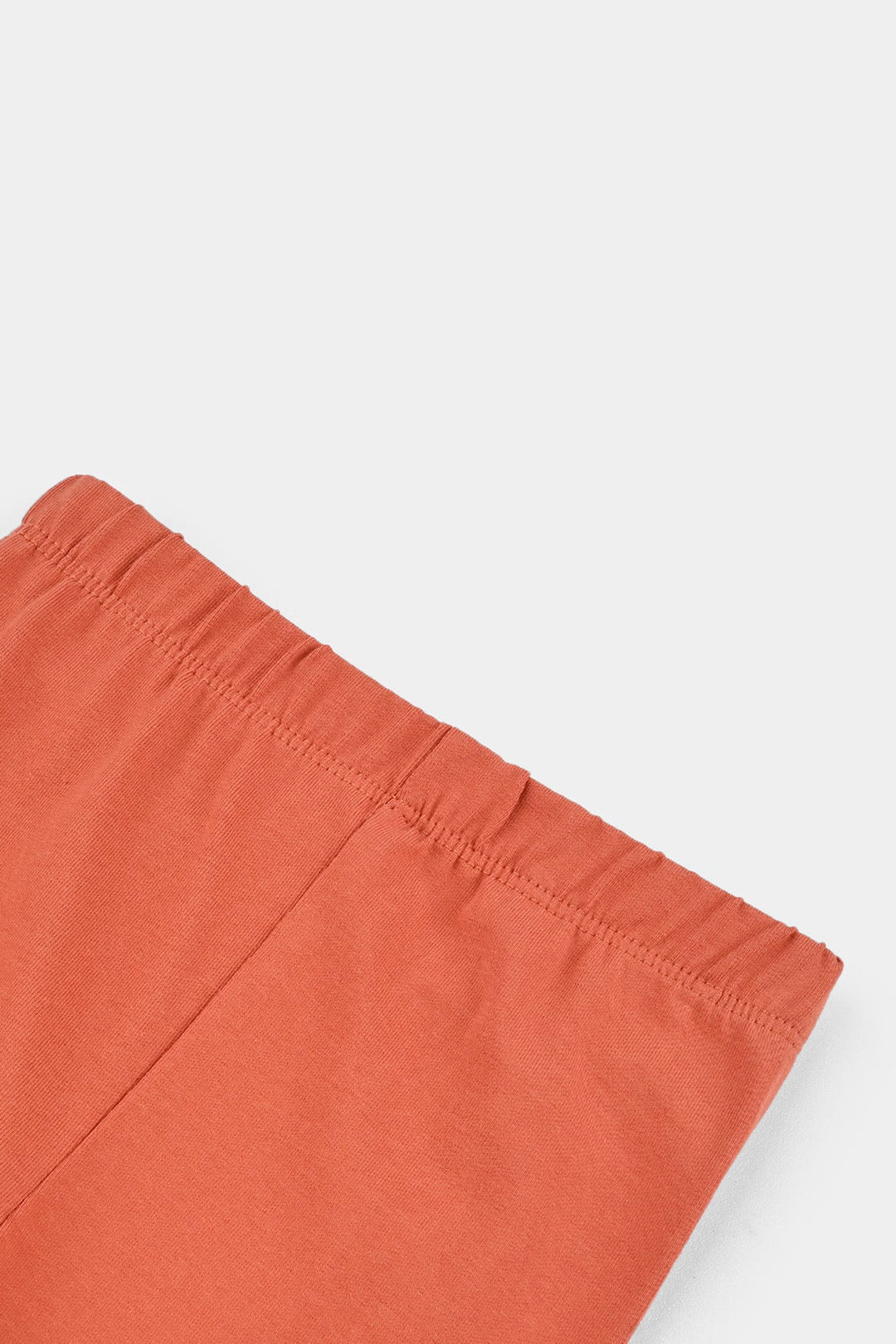 Infant Girls Jersey/Terry Tights Orange-Burn.Orange